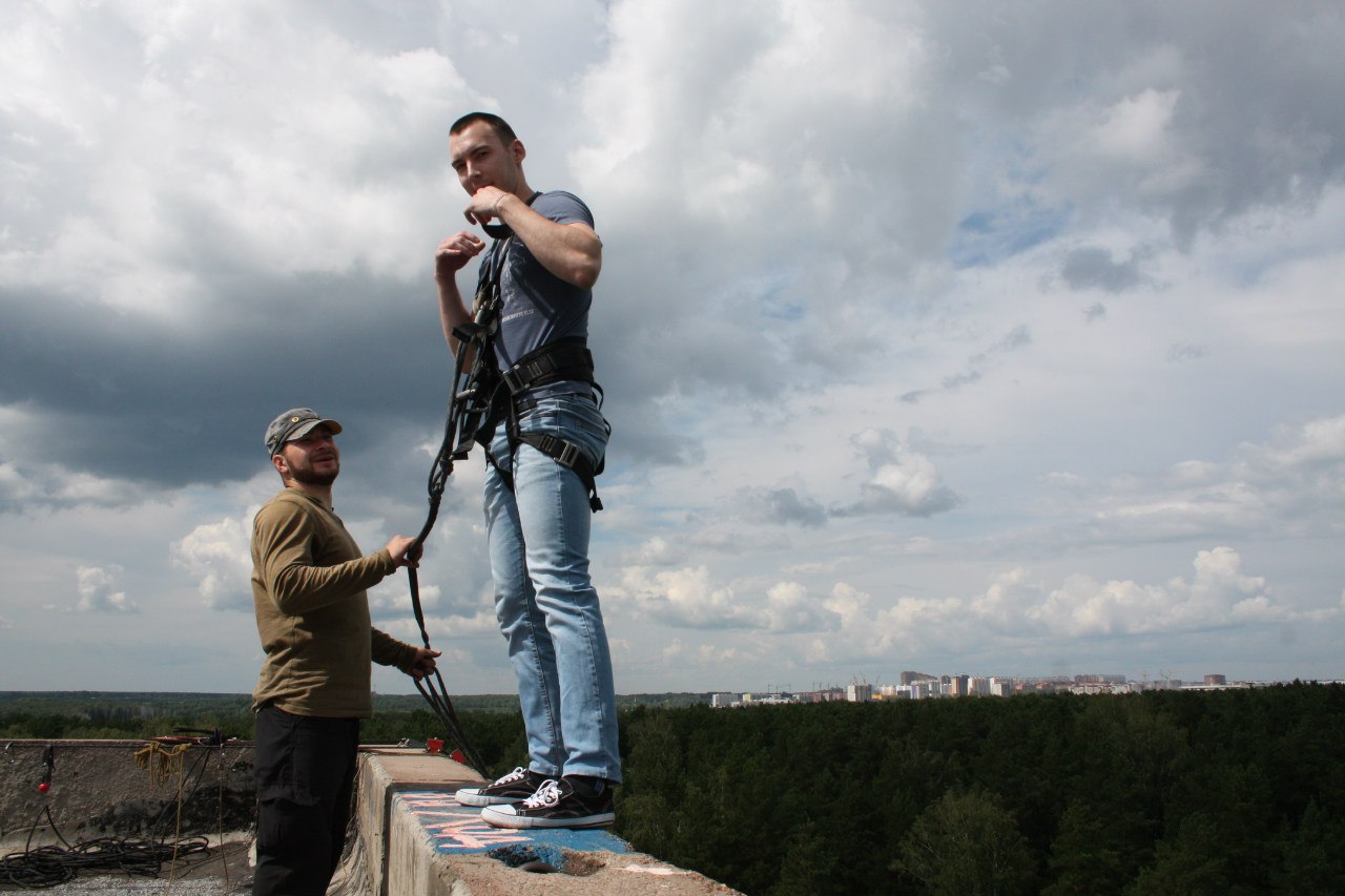 Роупджампинг в Новосибирске, прыжки с верёвкой с моста с Клубом Rope-Jumper